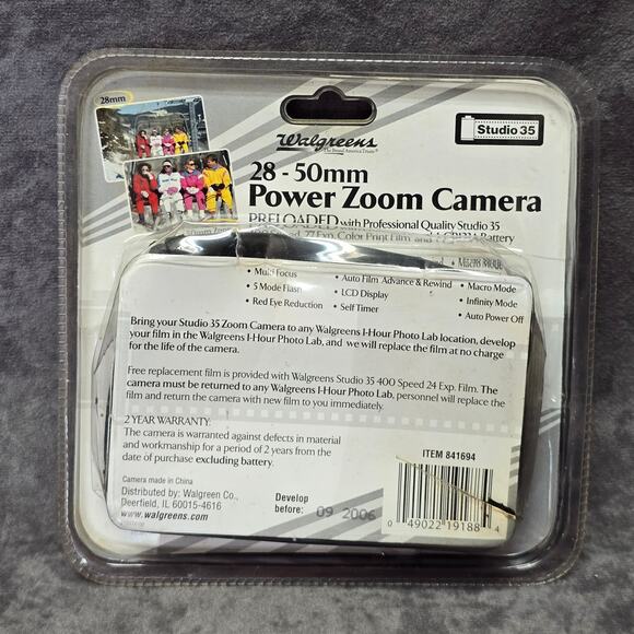 Studio 35 VINTAGE Concord Camera Corp Model Felix FF - 35mm Film Camera 28-50 mm - Picture 8 of 12